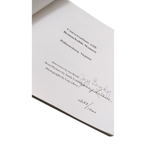 Conversations With Remarkable Women Signed by the Authors /1000 - Picture 3 of 4